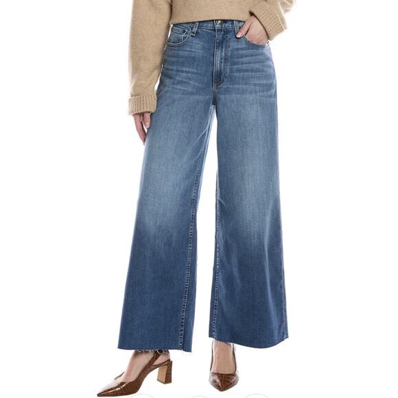 Rag & Bone Sofie High Rise Ankle Ultra Wide Leg Jeans 27 Kayden Retro Preppy - Picture 1 of 14